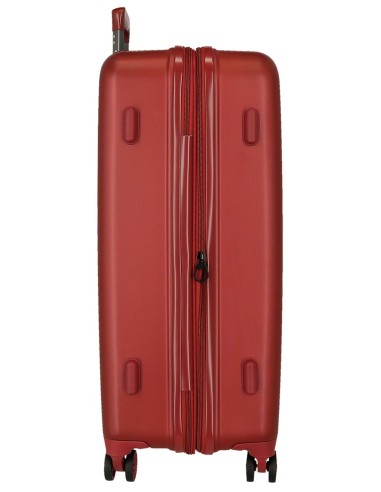 3488944 SET/2 TROLLEY ABS 55-65CM.4R.C/EXP. IRONMAN ROJO