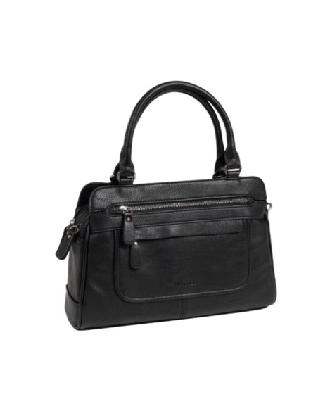 Bolso Clasico Doble Asa Corta Matties 21958-20 Negro