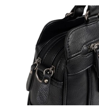 Bolso Clasico Doble Asa Corta Matties 21958-20 Negro 2