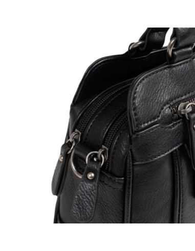 Bolso Clasico Doble Asa Corta Matties 21958-20 Negro