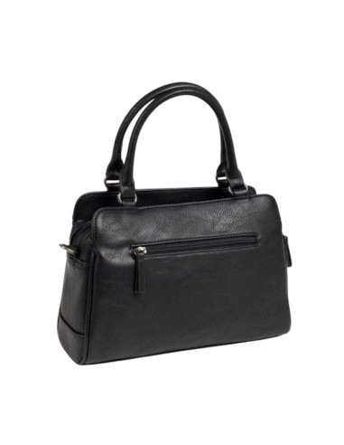 Bolso Clasico Doble Asa Corta Matties 21958-20 Negro