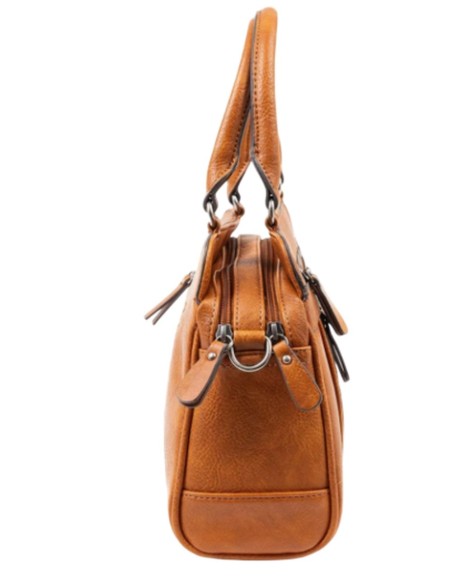 Bolso Clasico Doble Asa Corta Matties 21958-17 Cuero