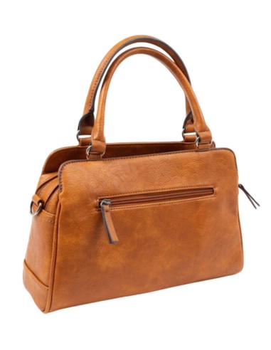 Bolso Clasico Doble Asa Corta Matties 21958-17 Cuero