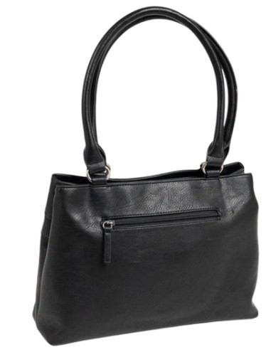 Bolso Clasico Doble Asa Hombro Matties 21957-20 Negro