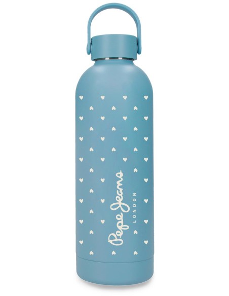 6063349 BOTELLA TÉRMICA 500 ML. PJL ABBEY HEARTS AZUL