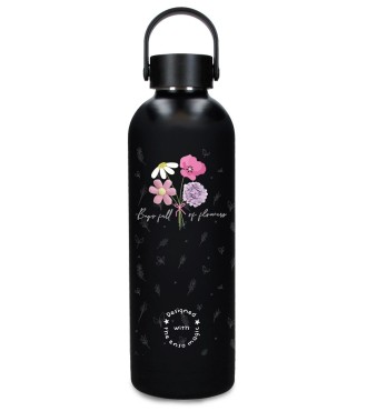 992332A BOTELLA TÉRMICA 500 ML. MAGICAL FULL OF FLOWERS NEG