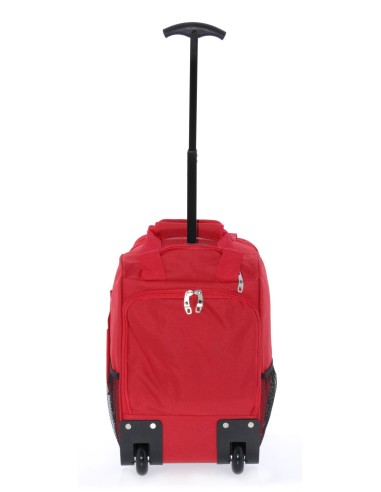 Bolso Mochila Con Ruedas Ryanair Metro Rojo