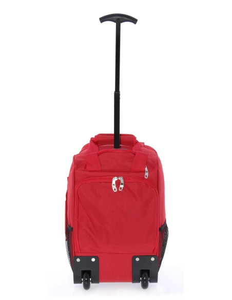 Bolso Mochila Con Ruedas Ryanair Metro Rojo