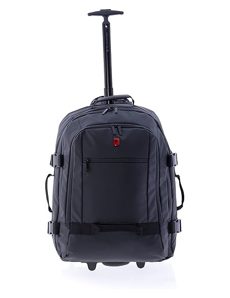 Mochila Con Ruedas Gladiator Polar Negro