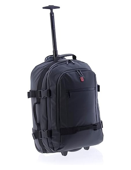 Mochila Con Ruedas Gladiator Polar Negro