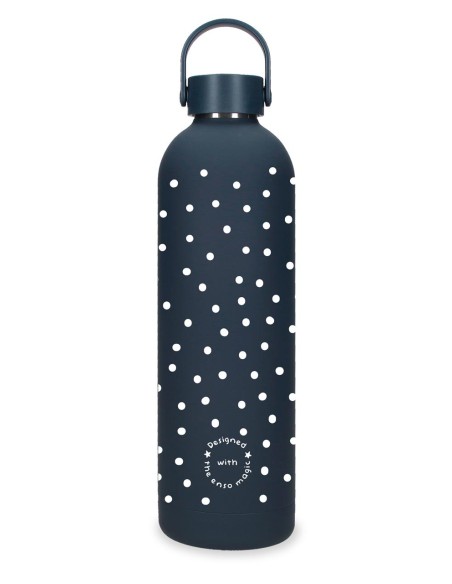 992312F BOTELLA TÉRMICA 750 ML. MAGICAL FLEUR DOTS MARINO