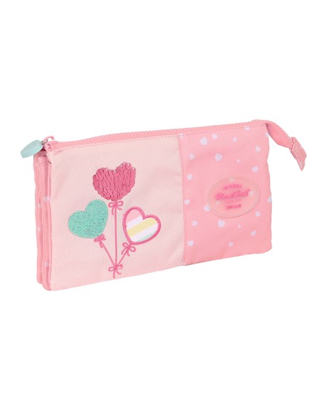 PORTATODO TRIPLE RECICLADO BLACKFIT8 "GLOBITOS"