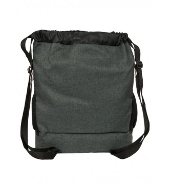 SACO MOCHILA KAPPA "SILVER PINK" 2