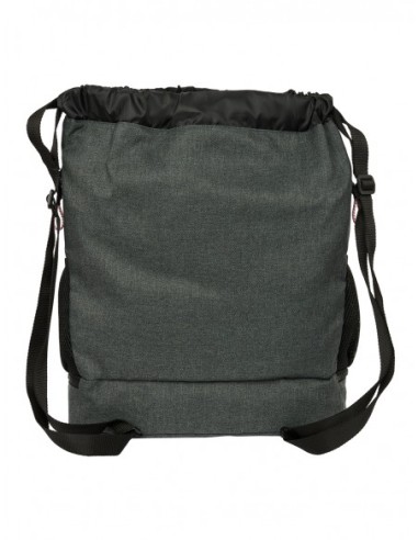 SACO MOCHILA KAPPA "SILVER PINK"