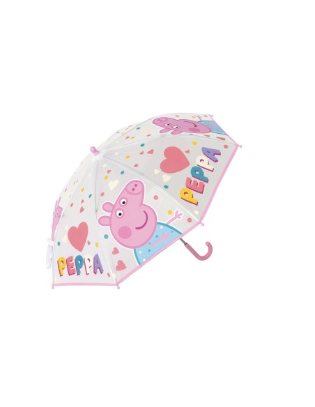 PARAGUAS MANUAL 46 cm PEPPA PIG "HAVING FUN"