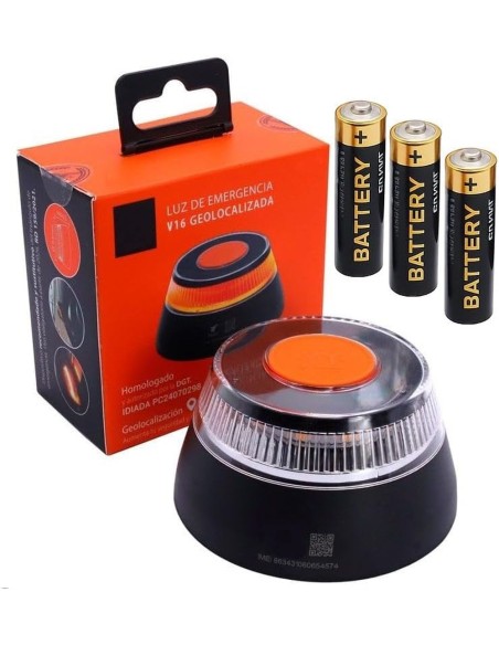Luz de Emergencia Baliza V16 Geolocalizada