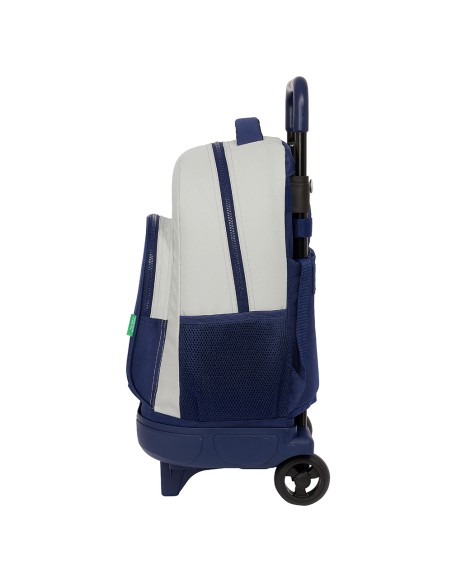 MOCHILA GDE. C/RUEDAS COMPACT EXTRAIBLE BENETTON "VARSITY"