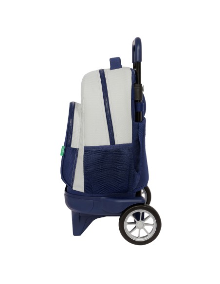 MOCHILA GDE. C/RUEDAS COMPACT EVOL. EXT. BENETTON "VARSITY"