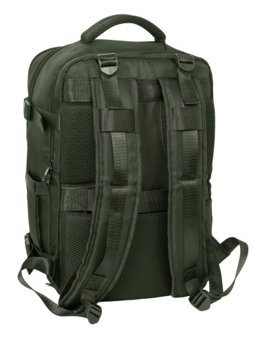 MOCHILA VIAJE CABINA PORTATIL 15,6'' SAFTA "VERDE"
