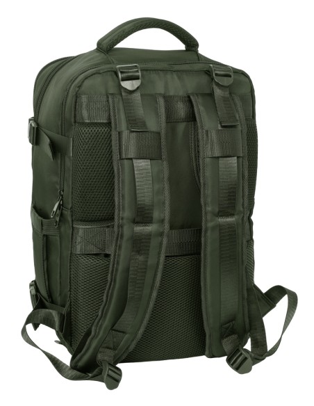 MOCHILA VIAJE CABINA PORTATIL 15,6'' SAFTA "VERDE"