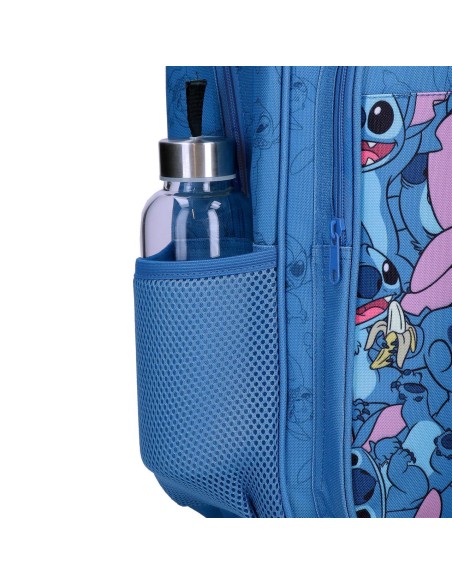 43823T2 MOCHILA ADAP. 40CM. C/CARRO. HAPPY STITCH