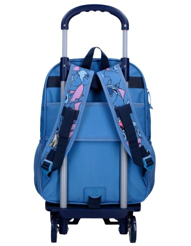 43823T2 MOCHILA ADAP. 40CM. C/CARRO. HAPPY STITCH