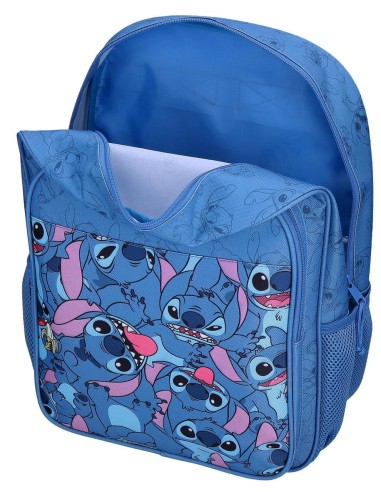 43823T2 MOCHILA ADAP. 40CM. C/CARRO. HAPPY STITCH