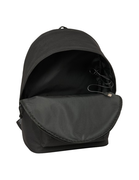 MOCHILA DOBLE PARA PORTATIL 15,6"+USB ATCO. DE MADRID TEEN BLACK