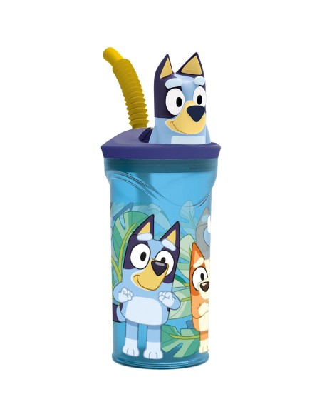 VASO FIGURITA 3D 360ML BLUEY Complementos | Fraber