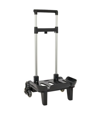 CARRO POR. PLE. TRIPLE RUEDA NEGRO