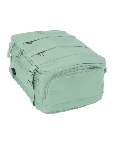 MOCHILA VIAJE CABINA PORTATIL 15,6'' SAFTA "VERDE PASTEL"