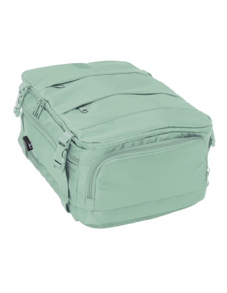 MOCHILA VIAJE CABINA PORTATIL 15,6'' SAFTA "VERDE PASTEL"