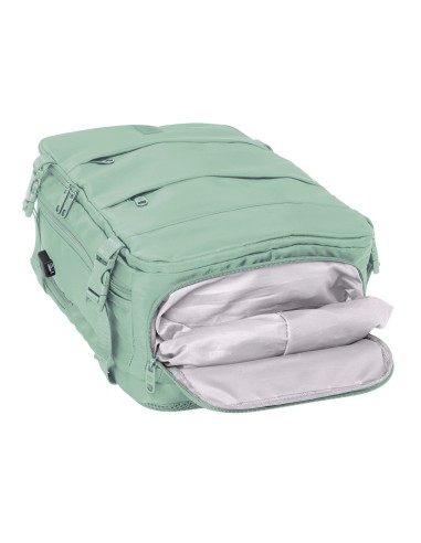 MOCHILA VIAJE CABINA PORTATIL 15,6'' SAFTA "VERDE PASTEL"