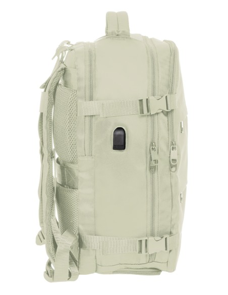 MOCHILA VIAJE CABINA PORTATIL 15,6'' SAFTA "BEIGE"