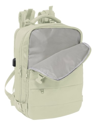 MOCHILA VIAJE CABINA PORTATIL 15,6'' SAFTA "BEIGE"