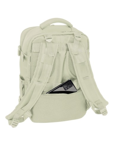 MOCHILA VIAJE CABINA PORTATIL 15,6'' SAFTA "BEIGE"