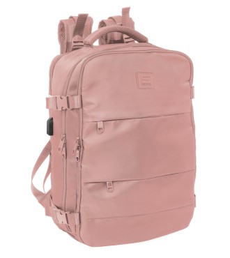 MOCHILA VIAJE CABINA PORTATIL 15,6'' SAFTA "ROSA"