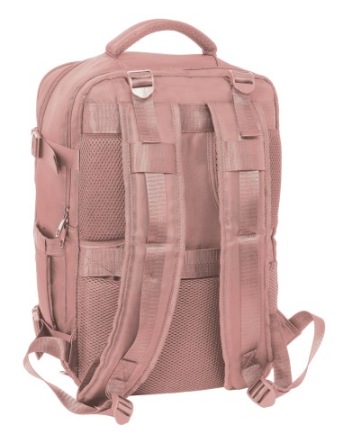 MOCHILA VIAJE CABINA PORTATIL 15,6'' SAFTA "ROSA"