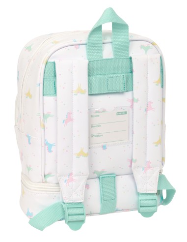 MOCHILA NEVERA GUARDERIA SAFTA PREESCOLAR "UNICORNIO"