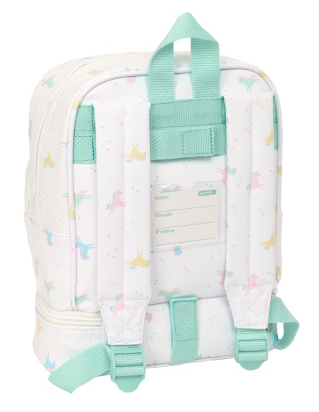 MOCHILA NEVERA GUARDERIA SAFTA PREESCOLAR "UNICORNIO"