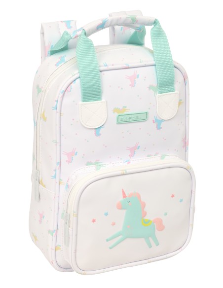 MOCHILA INFANTIL CON ASAS SAFTA PREESCOLAR "UNICORNIO"