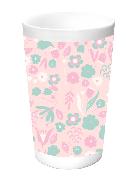 SET DE PLATOS, CUBIERTOS Y VASO SAFTA PREESCOLAR "MARIPOSA"