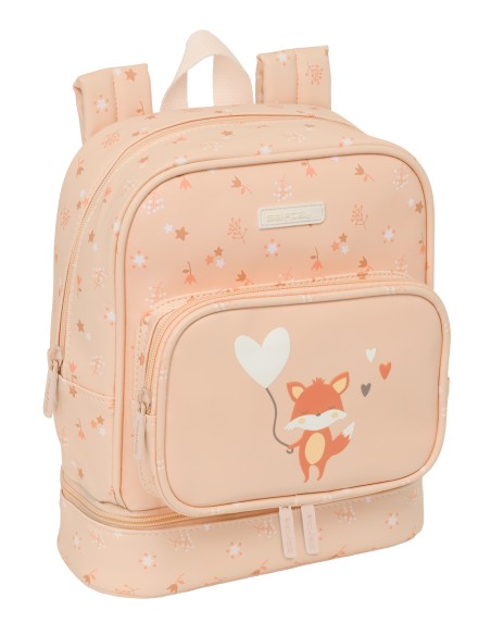 MOCHILA NEVERA GUARDERIA SAFTA PREESCOLAR "FLORES"