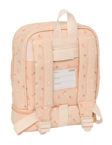 MOCHILA NEVERA GUARDERIA SAFTA PREESCOLAR "FLORES"