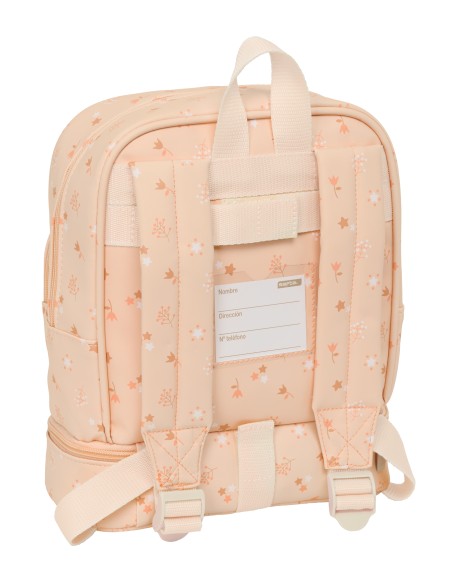 MOCHILA NEVERA GUARDERIA SAFTA PREESCOLAR "FLORES"
