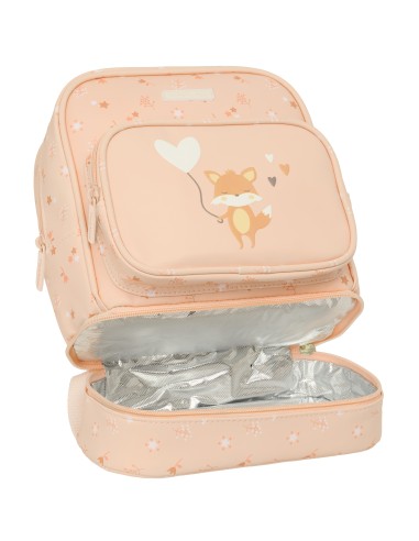 MOCHILA NEVERA GUARDERIA SAFTA PREESCOLAR "FLORES"