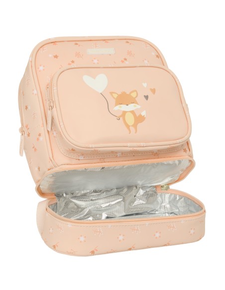 MOCHILA NEVERA GUARDERIA SAFTA PREESCOLAR "FLORES"