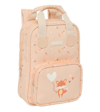 MOCHILA INFANTIL CON ASAS SAFTA PREESCOLAR "FLORES"