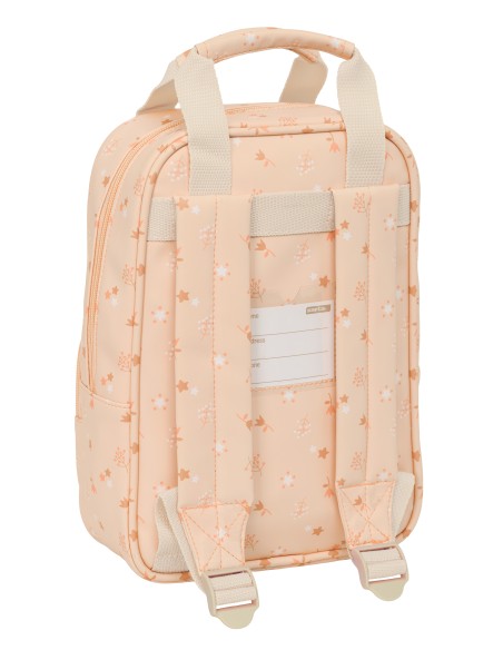MOCHILA INFANTIL CON ASAS SAFTA PREESCOLAR "FLORES"