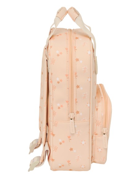 MOCHILA INFANTIL CON ASAS SAFTA PREESCOLAR "FLORES"